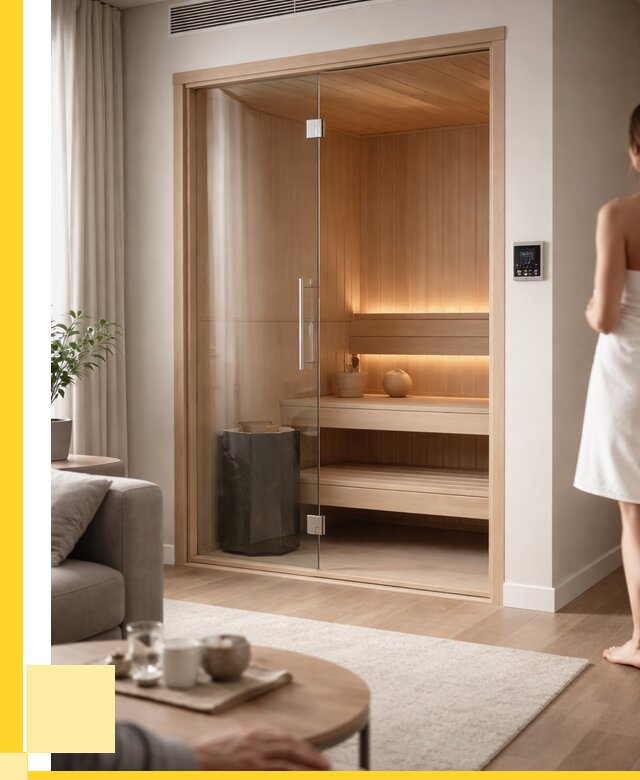 Сауна в квартире под ключ в Набережных Челнах от 121896 р. ЭриданНбр