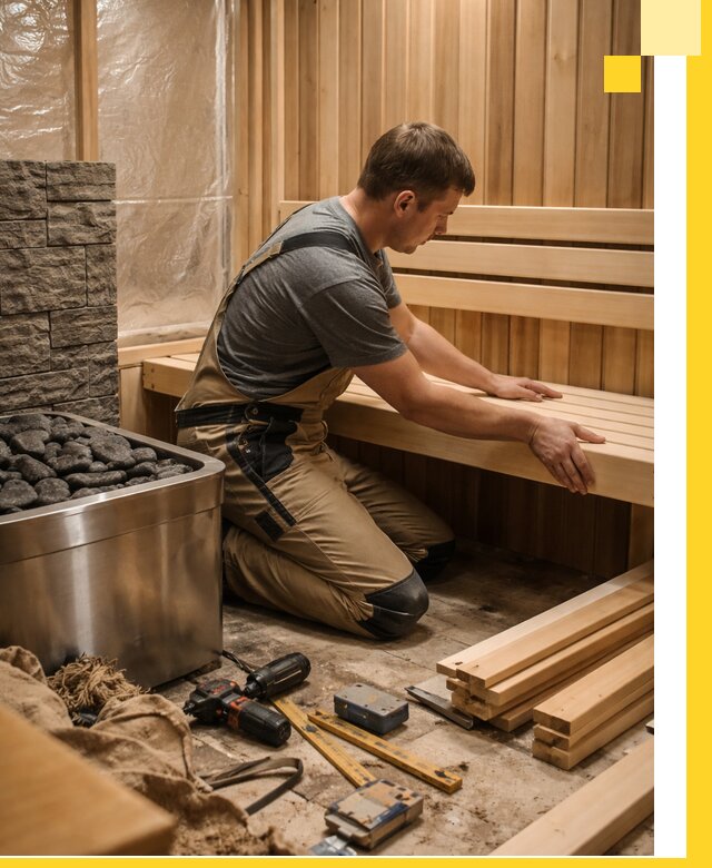 Сауны для дома под ключ с проектированием и монтажом в Набережных Челнах