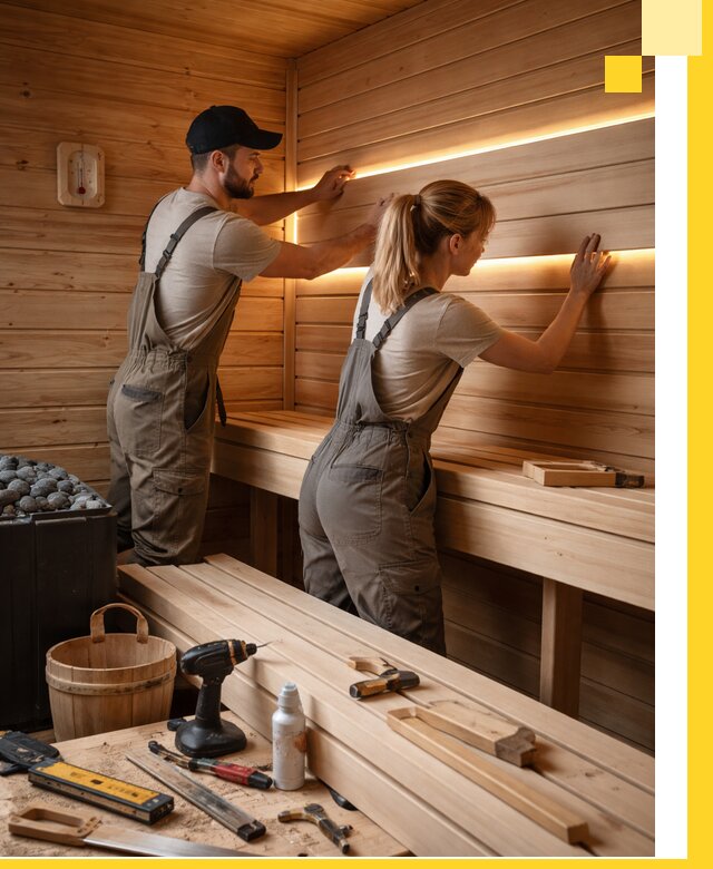 Дизайн саун и бань под ключ с индивидуальным проектом в Набережных Челнах