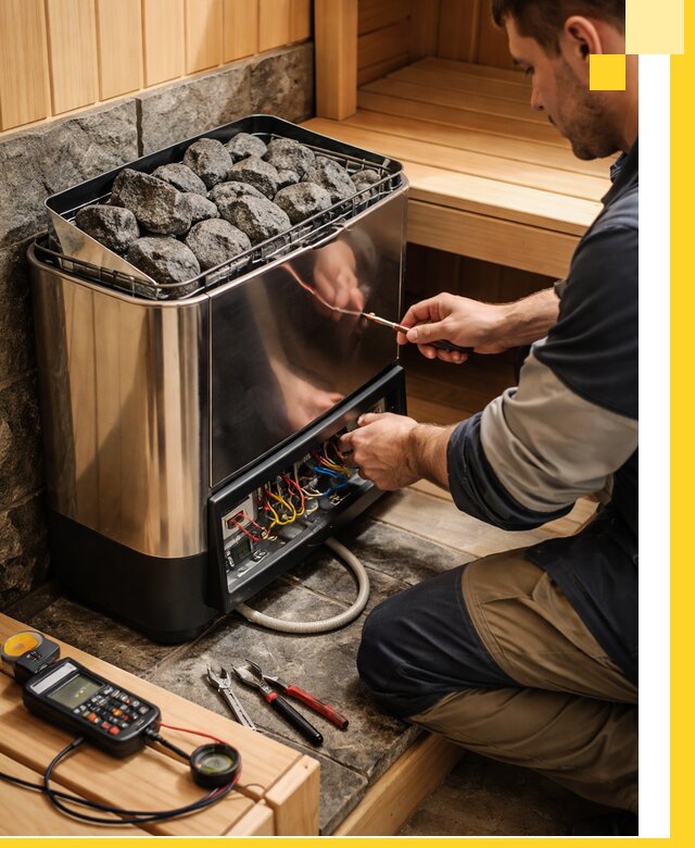 Продажа и установка электрокаменок для саун в Набережных Челнах