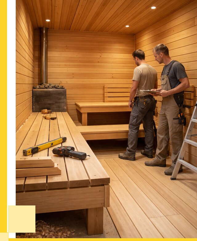 Отделка бань и саун в Набережных Челнах по цене от 4571 р. | ЭриданНбр