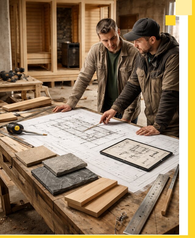 Проекты бань под ключ и планы строительства в Набережных Челнах