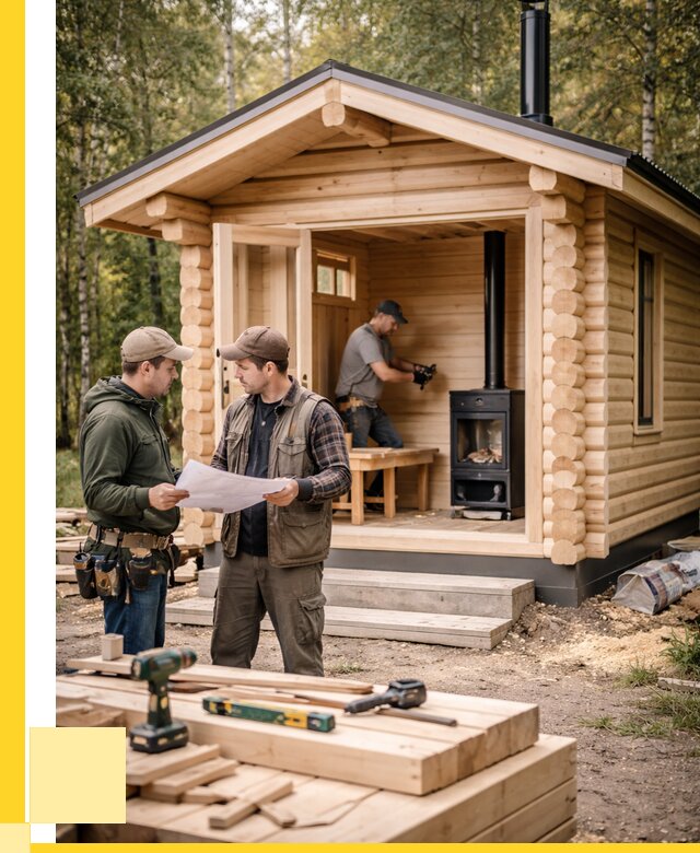 Монтаж бань под ключ в Набережных Челнах — от 203160 р. | ЭриданНбр