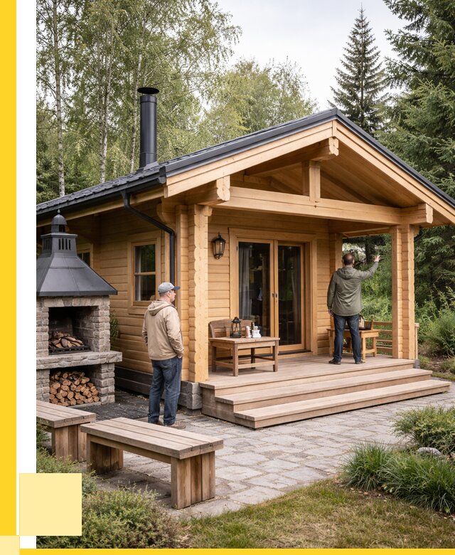 Деревянные бани под ключ в Набережных Челнах от 457110 р. | ЭриданНбр