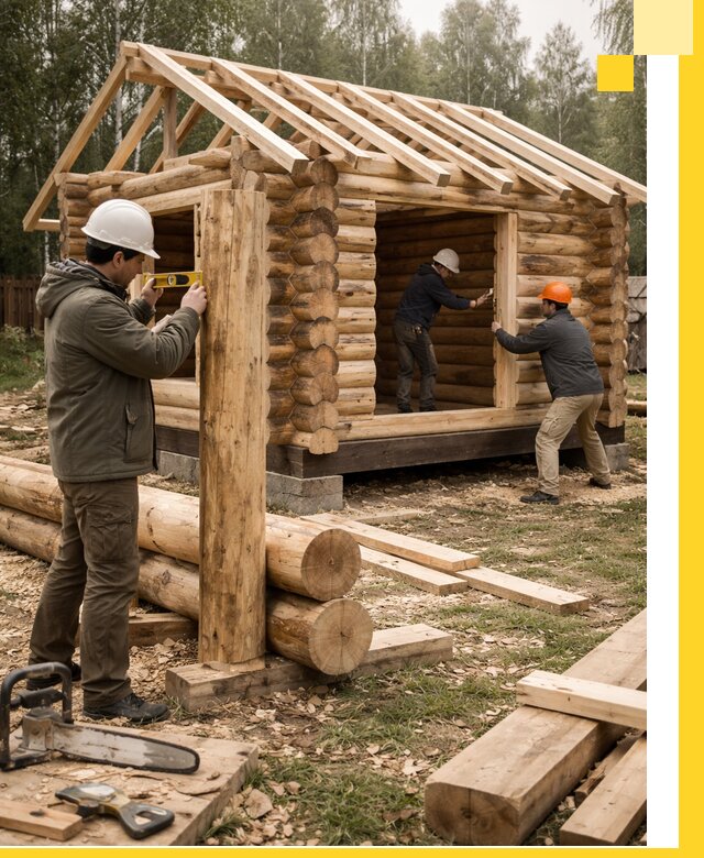 Строительство бань для дачи под ключ в Набережных Челнах с доставкой и монтажом