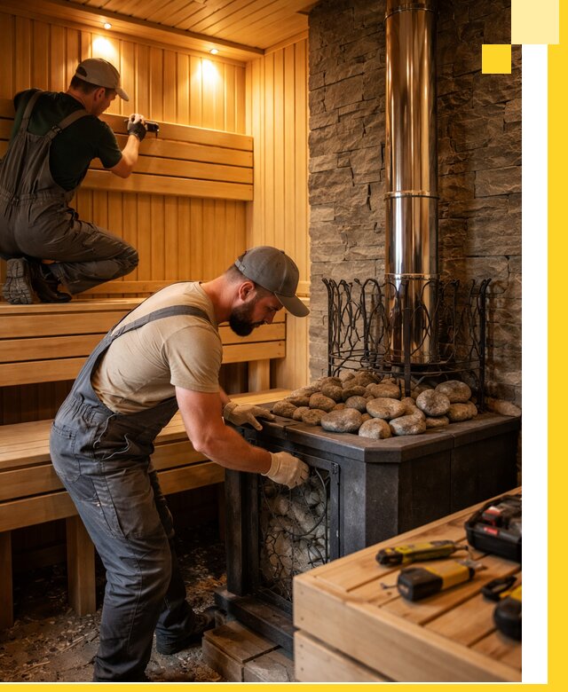 Комплексный дизайн бань, саун и зон отдыха в Набережных Челнах