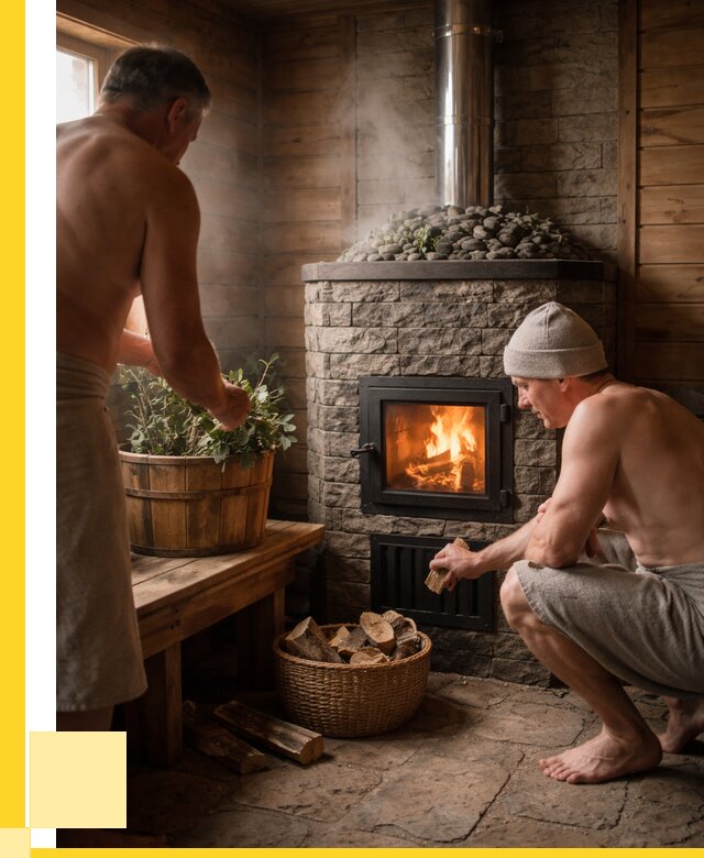 Банные печи под ключ в Набережных Челнах от 45711 р. | ЭриданНбр кирпичная