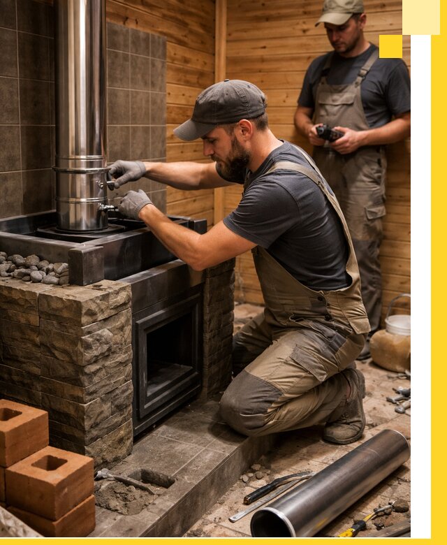 Изготовление и установка банных печей под ключ в Набережных Челнах