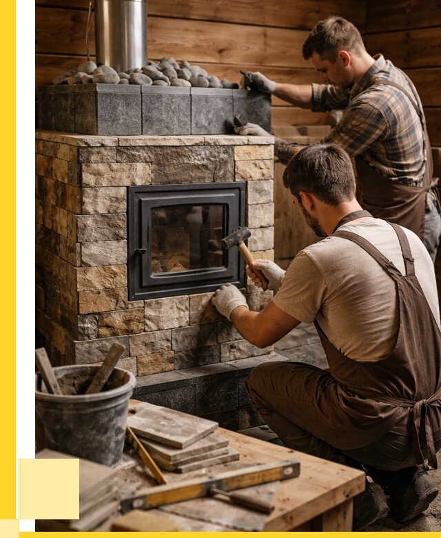 Облицовка банной печи в Набережных Челнах от 15237 р. | ЭриданНбр