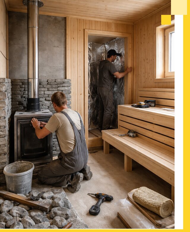 Строительство и изготовление бань под ключ в Набережных Челнах