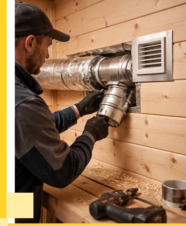 Монтаж вентиляции бани в Набережных Челнах от 12190 р. | ЭриданНбр