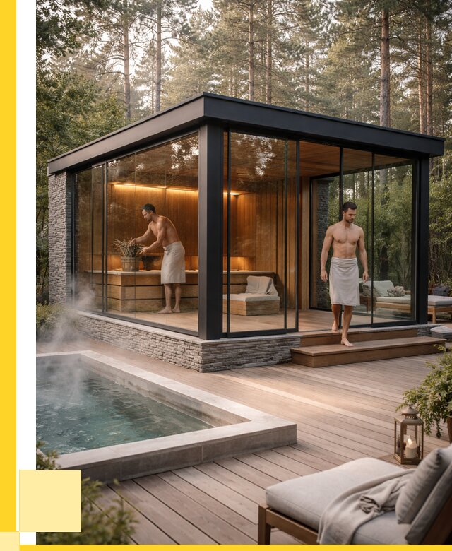 Стеклянные бани и двери в Набережных Челнах от 457110 р. | ЭриданНбр