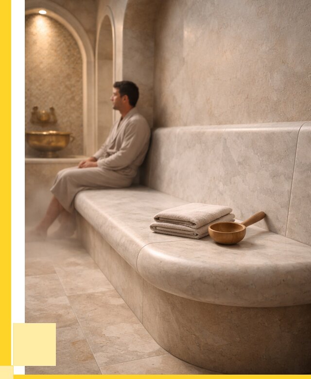 Сиденья для хамама в Набережных Челнах под ключ от 12190 р. | ЭриданНбр