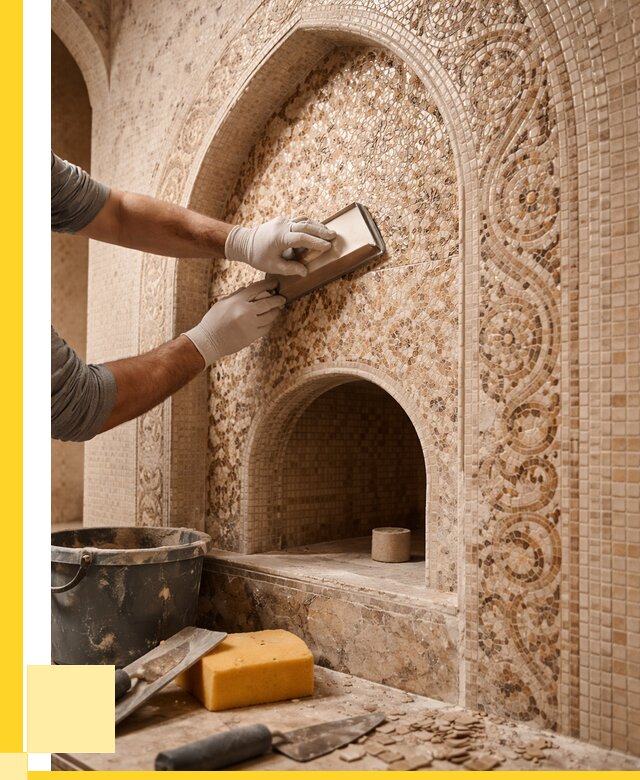 Мозаика для хамама в Набережных Челнах под ключ от 5079 р. | ЭриданНбр