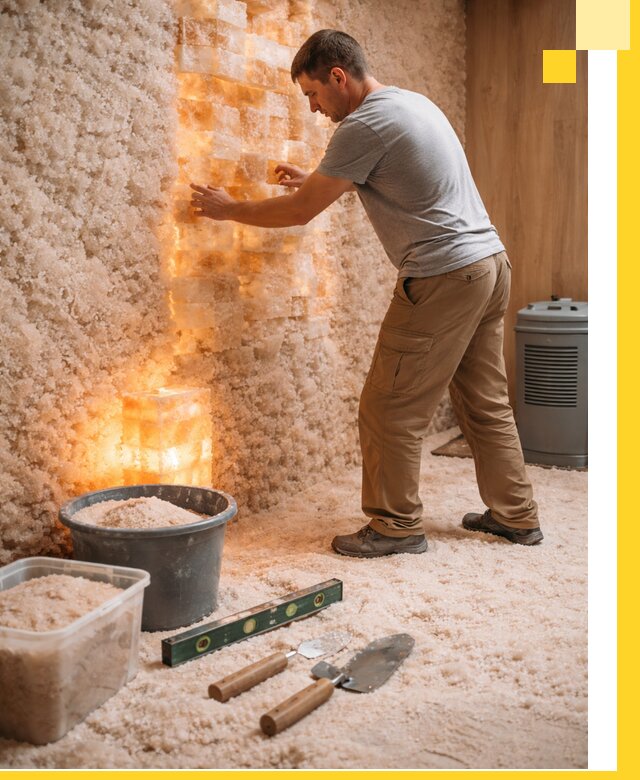 Проектирование и монтаж соляных комнат в Набережных Челнах под ключ